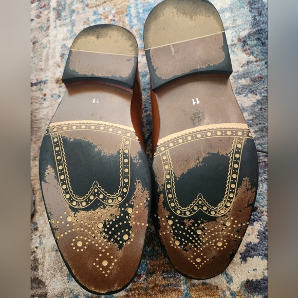 Men's Bruno Marc Dress Career Shoes LEATHER oxford Lace Up SIZ3 11 Excellent - Picture 12 of 16